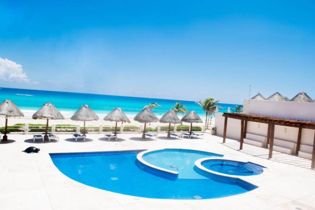 Villas Marlin 108, A Pie De Playa, Albercas, Jacuzi, Ubicacion Inmejorable Канкун Экстерьер фото