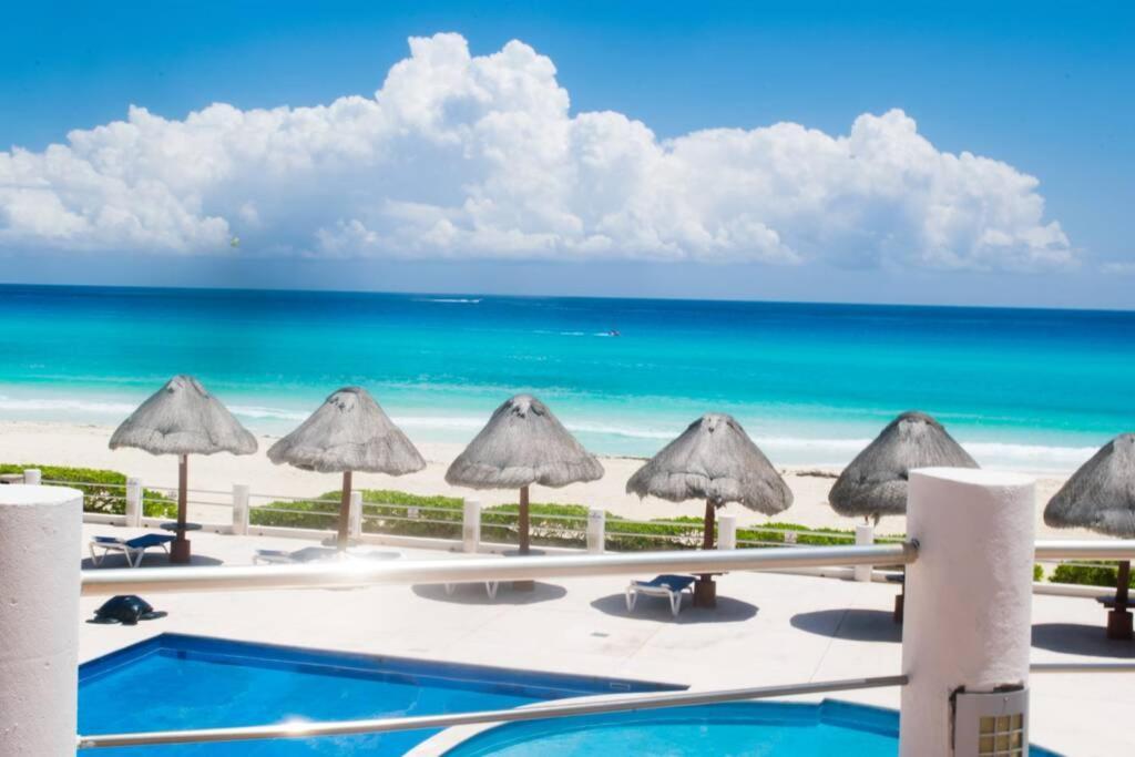 Villas Marlin 108, A Pie De Playa, Albercas, Jacuzi, Ubicacion Inmejorable Канкун Экстерьер фото