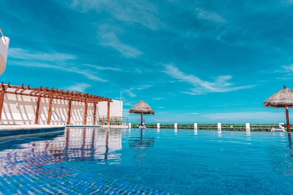 Villas Marlin 108, A Pie De Playa, Albercas, Jacuzi, Ubicacion Inmejorable Канкун Экстерьер фото